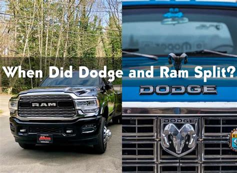 Why is Dodge no longer Ram?