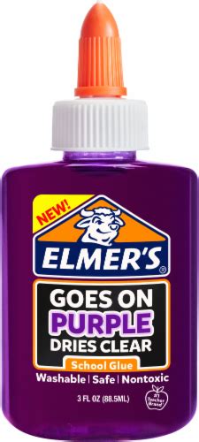 Why is Elmer's glue purple?