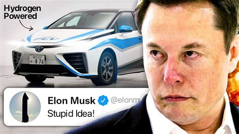 Why is Elon Musk against hydrogen?