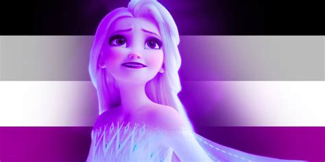 Why is Elsa asexual?