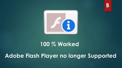 Why is Flash no longer supported?