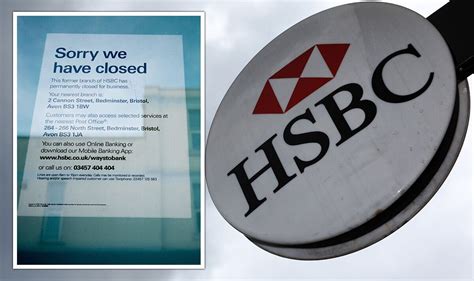 Why is HSBC closing branches in UK?