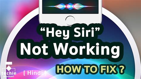 Why is Hey Siri not working?