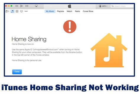 Why is Home Sharing not working?