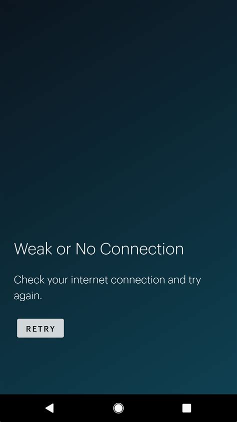 Why is Hulu saying weak or no connection?