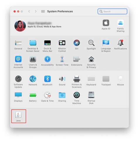 Why is Java not showing in system preferences Mac?