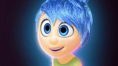 Why is Joy's hair blue?