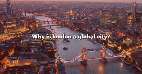 Why is London not technically a city?