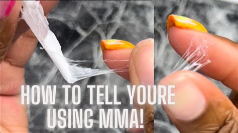 Why is MMA nails illegal?