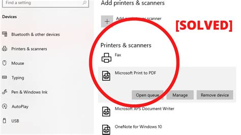 Why is Microsoft print to PDF not showing in Windows 11?