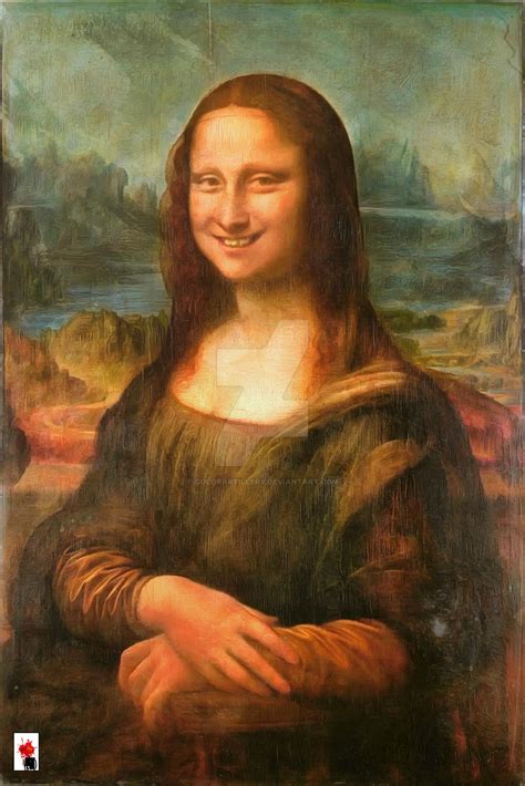 Why is Mona Lisa smiling in her picture?