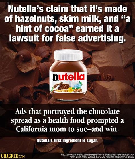 Why is Nutella misleading?