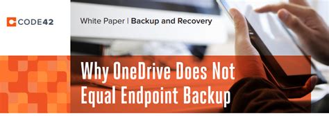 Why is OneDrive not a backup solution?