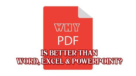 Why is PDF better than Word?