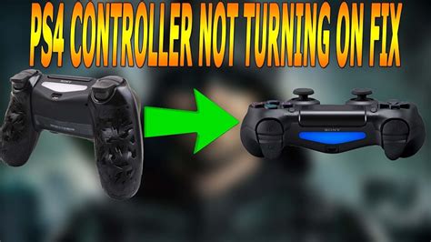 Why is PS4 controller not turning on?