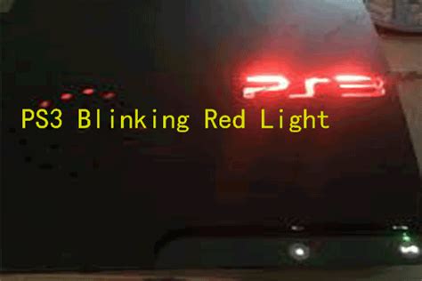 Why is PlayStation blinking?