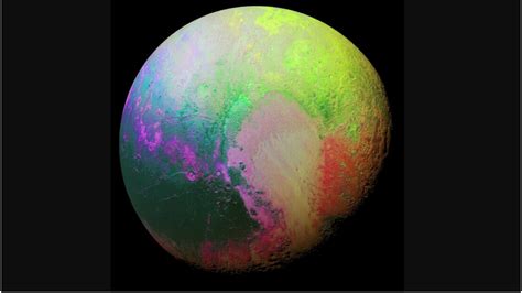 Why is Pluto rainbow?