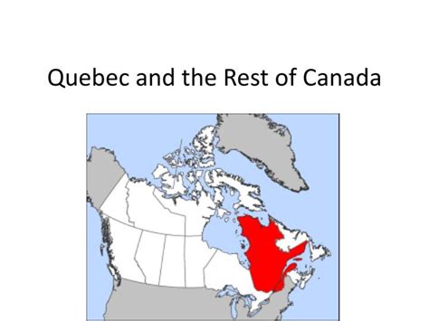 Why is Quebec different from the rest of Canada?