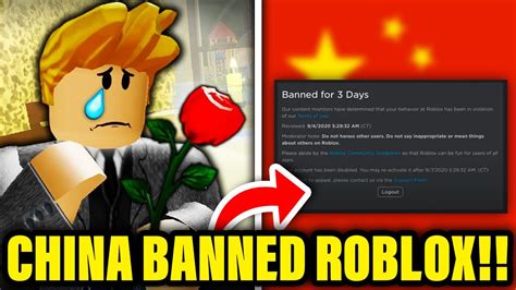 Why is Roblox banned in China?