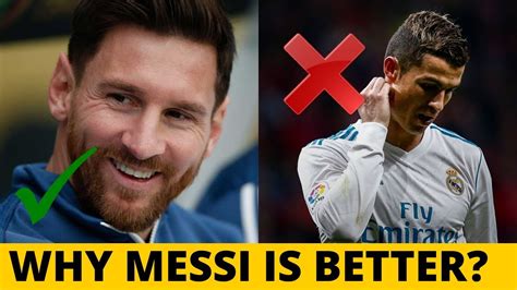 Why is Ronaldo better than Messi?