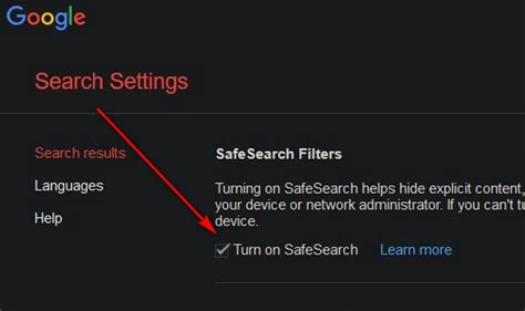 Why is SafeSearch on?