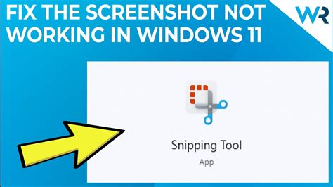 Why is Snipping Tool not working?
