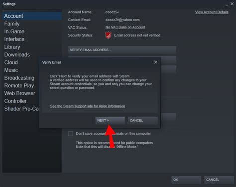 Why is Steam not letting me verify?