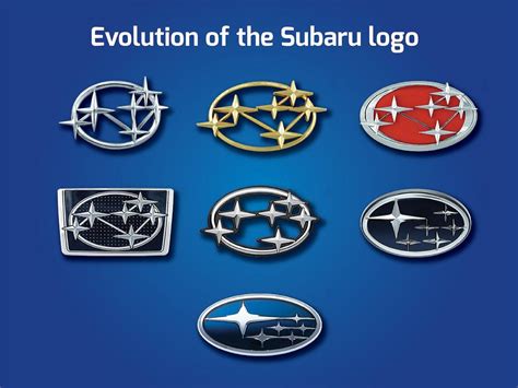 Why is Subarus logo have 6 stars?