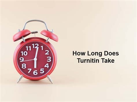 Why is Turnitin taking so long?