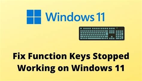 Why is Windows key not working Windows 11?