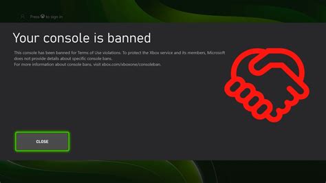 Why is Xbox console banned?