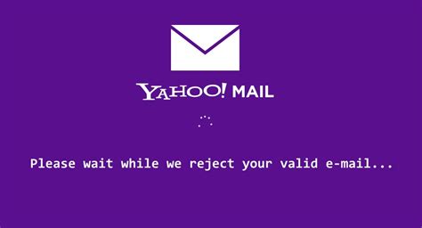 Why is Yahoo Mail rejecting my email?