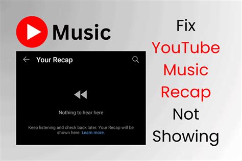 Why is YouTube Music recap 2023 not available?