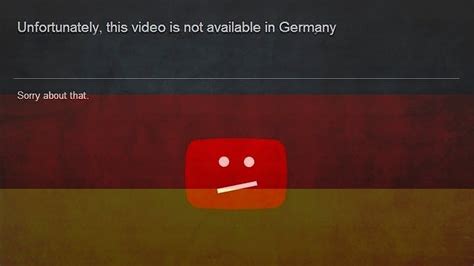 Why is YouTube banned in Germany?