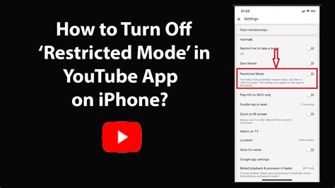 Why is YouTube restricted on my Iphone?