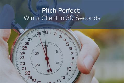 Why is a 30 second pitch important?