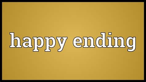 Why is a happy ending better?