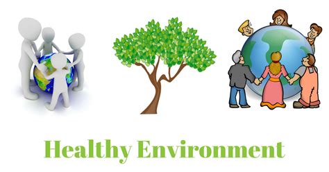 Why is a healthy environment important?