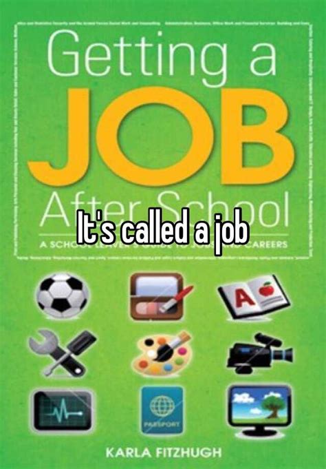 Why is a job called a job?