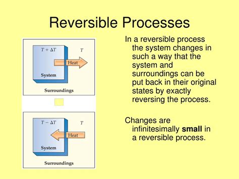 Why is a process reversible?