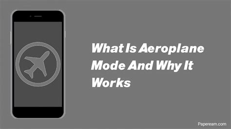 Why is airplane mode better?