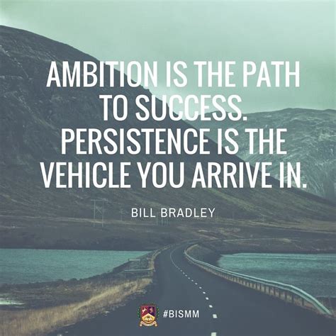Why is ambition the enemy of success?