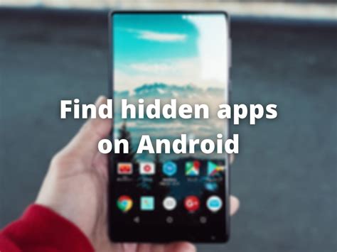 Why is an app hidden?