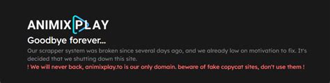 Why is animixplay deleted?