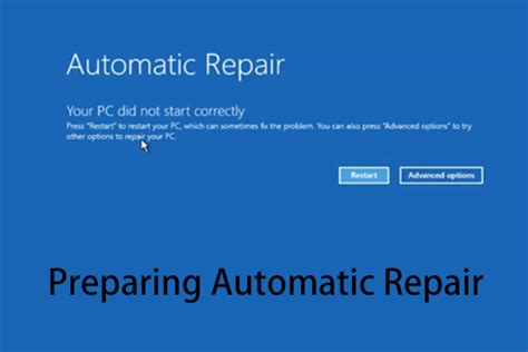 Why is automatic repair not working?