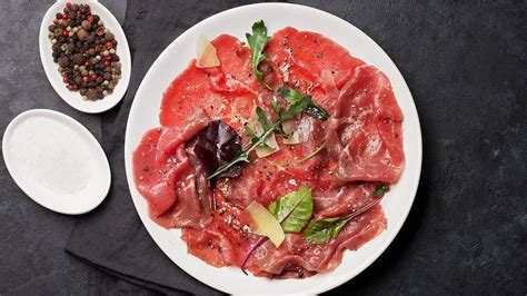 Why is carpaccio safe to eat?