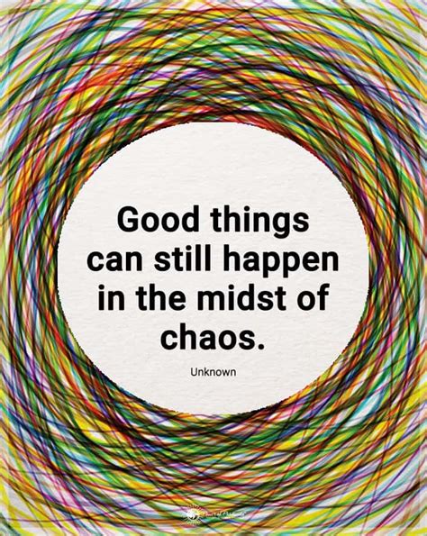 Why is chaos good?