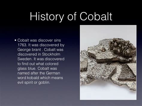 Why is cobalt called cobalt?