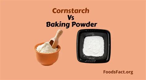 Why is cornstarch in baking powder?