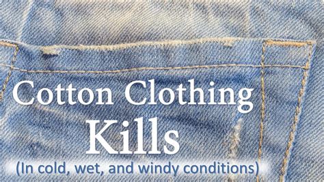 Why is cotton bad for clothes?